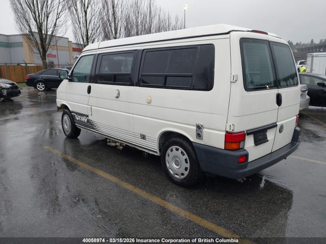 40058974 :رقم المزاد ، WV1EG0705VH105283 vin ، 1997 Volkswagen Eurovan Transporter مزاد بيع