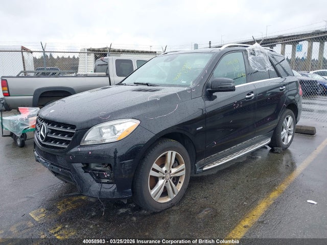 Aukcja sprzedaży 2012 Mercedes-benz Ml 350 4matic, vin: 4JGDA5HB2CA046649, numer aukcji: 40058983
