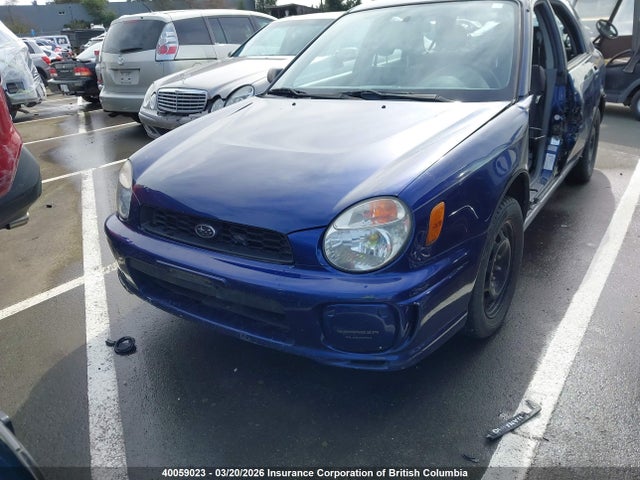 Продажа на аукционе авто 2002 Subaru Impreza Ts, vin: JF1GG65522H827395, номер лота: 40059023