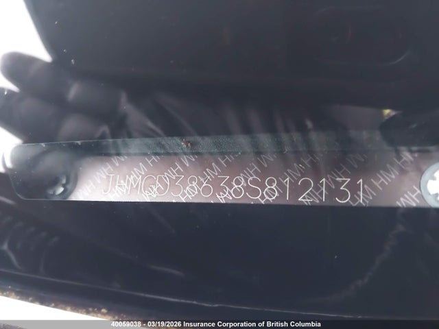 40059038 :رقم المزاد ، JHMGD38638S812131 vin ، 2008 Honda Fit مزاد بيع