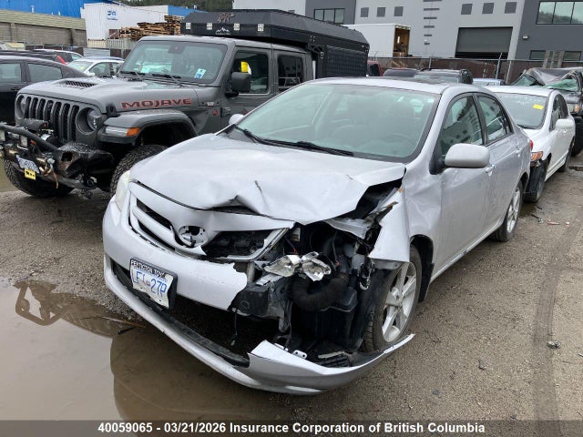 40059065 :رقم المزاد ، 2T1BU4EE4CC782158 vin ، 2012 Toyota Corolla S/le مزاد بيع