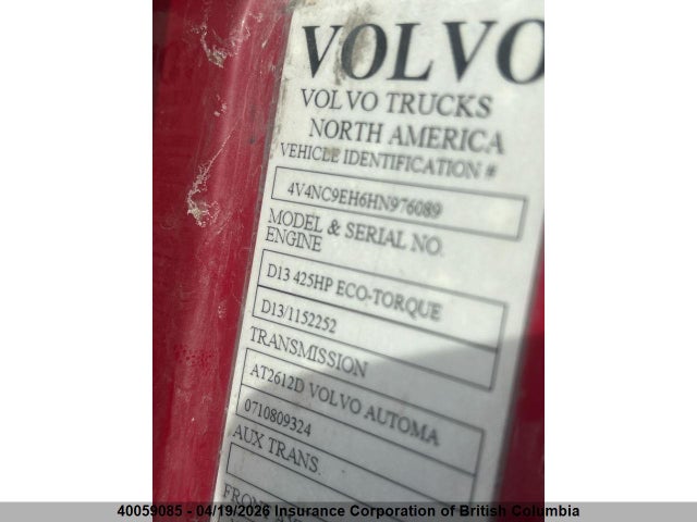 Volvo Vn L 2017 4V4NC9EH6HN976089 Image 18