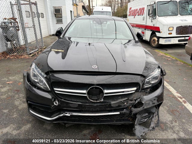 40059121 :رقم المزاد ، WDDWJ8HB4JF620169 vin ، 2018 Mercedes-benz C 63 Amg-s مزاد بيع