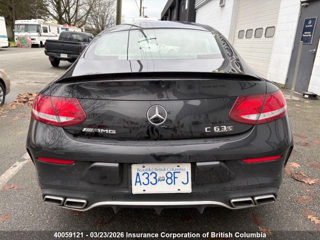 40059121 :رقم المزاد ، WDDWJ8HB4JF620169 vin ، 2018 Mercedes-benz C 63 Amg-s مزاد بيع