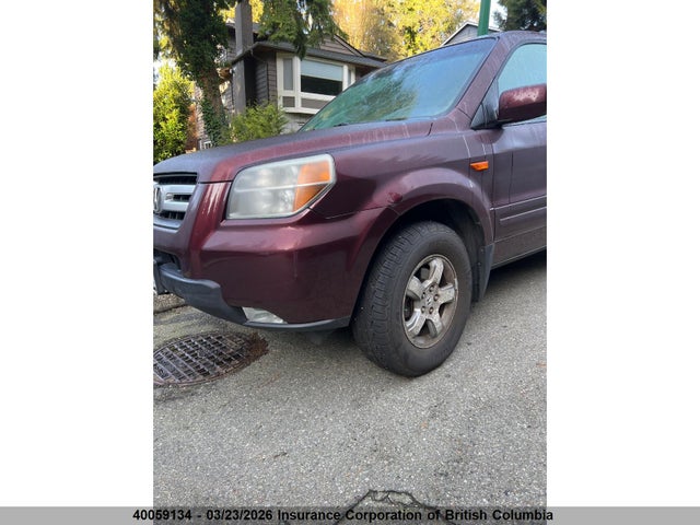 40059134 :رقم المزاد ، 2HKYF18577H002767 vin ، 2007 Honda Pilot مزاد بيع