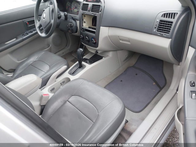 40059159 :رقم المزاد ، KNAFE121055166436 vin ، 2005 Kia Spectra Lx/ex مزاد بيع