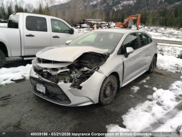 40059196 :رقم المزاد ، 5YFBPMBE1NP360542 vin ، 2022 Toyota Corolla L/le/xle مزاد بيع