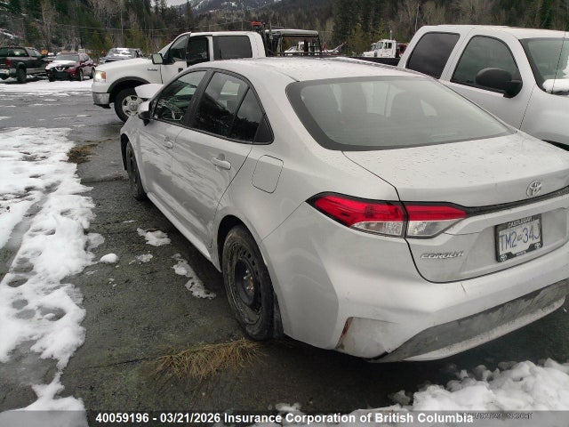 40059196 :رقم المزاد ، 5YFBPMBE1NP360542 vin ، 2022 Toyota Corolla L/le/xle مزاد بيع