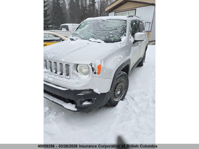 2017 Jeep Renegade Limited მანქანა იყიდება აუქციონზე, vin: ZACCJBDB4HPF52558, აუქციონის ნომერი: 40059256