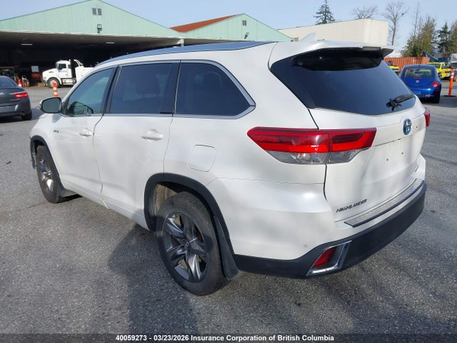 5TDDGRFH7HS029745 Toyota Highlander Hybrid Ltd Platinum