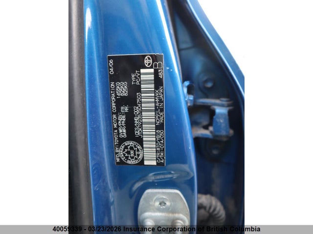 Aukcja sprzedaży 2007 Toyota Yaris, vin: JTDKT923575047503, numer aukcji: 40059339