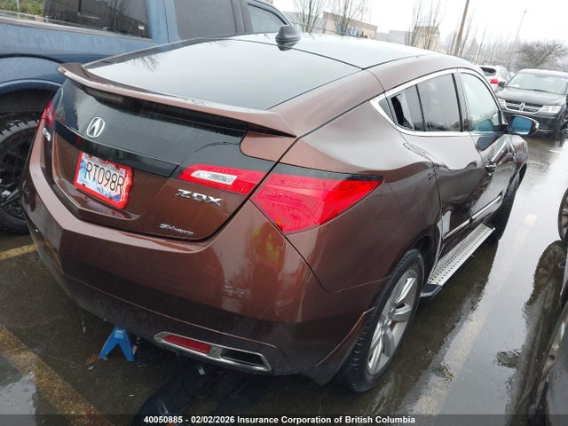 40050885 :رقم المزاد ، 2HNYB1H43AH000236 vin ، 2010 Acura Zdx Technology مزاد بيع