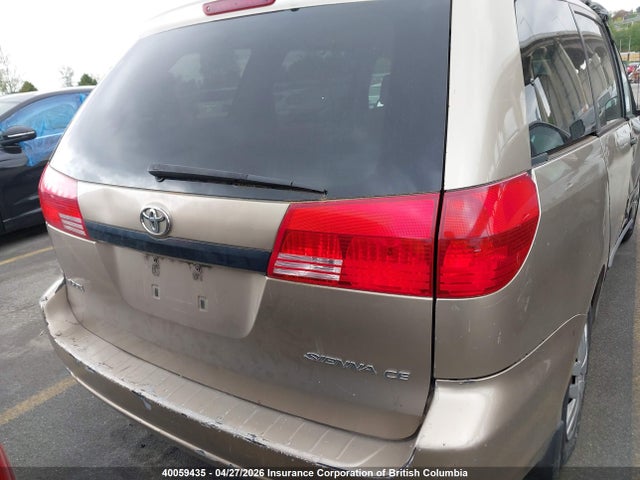 2004 Toyota Sienna Ce მანქანა იყიდება აუქციონზე, vin: 5TDZA29C54S004349, აუქციონის ნომერი: 40059435