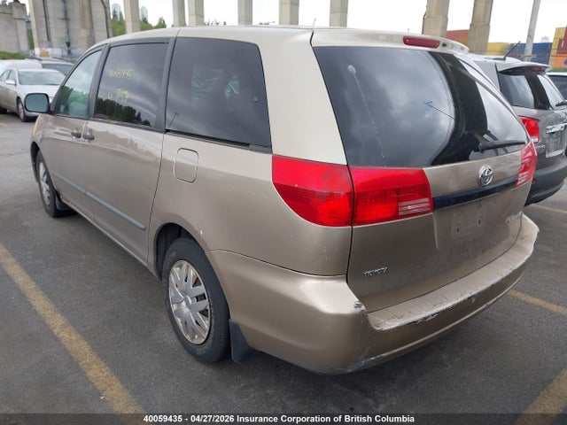 2004 Toyota Sienna Ce მანქანა იყიდება აუქციონზე, vin: 5TDZA29C54S004349, აუქციონის ნომერი: 40059435