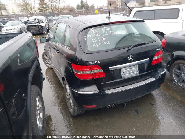 40059450 :رقم المزاد ، WDDFH3EB4BJ699750 vin ، 2011 Mercedes-benz B200 T مزاد بيع