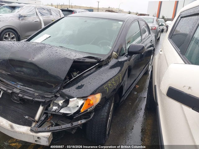 40058857 :رقم المزاد ، 2HGFA16568H120183 vin ، 2008 Honda Civic Lx مزاد بيع