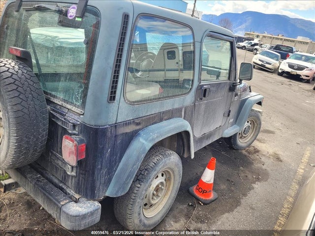 Aukcja sprzedaży 1998 Jeep Tj, vin: 1J4FY29P0WP706216, numer aukcji: 40059476