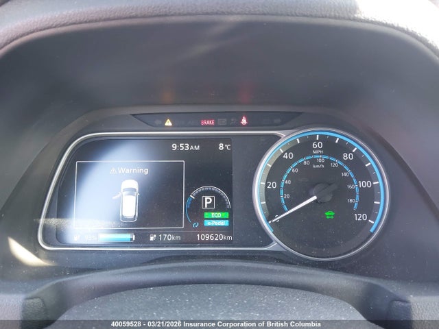 Продаж на аукціоні авто 2019 Nissan Leaf, vin: 1N4AZ1CP7KC307701, номер лоту: 40059528
