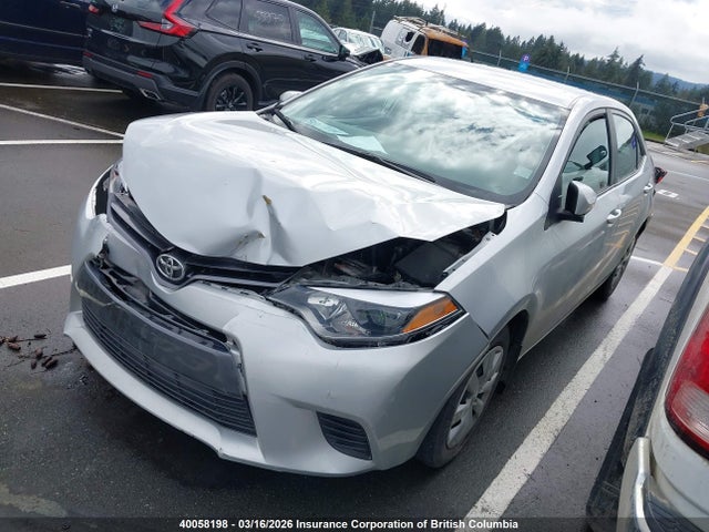 40058198 :رقم المزاد ، 2T1BURHE4FC334127 vin ، 2015 Toyota Corolla L/le/le Pls/prm/s/s Pls مزاد بيع