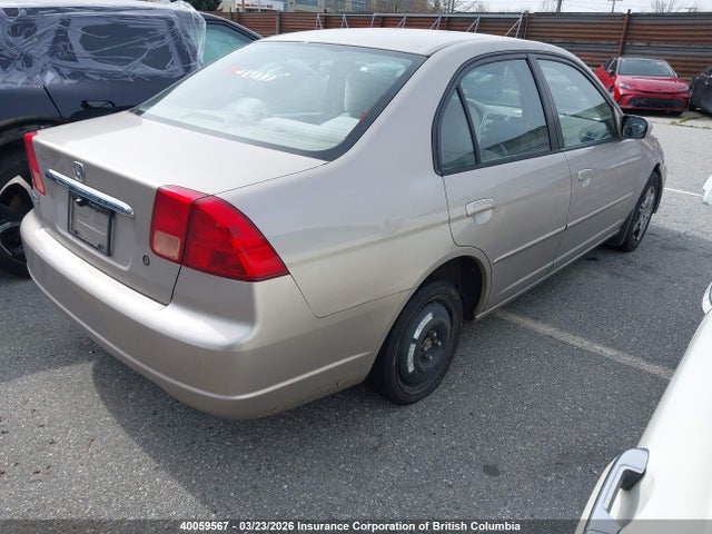 40059567 :رقم المزاد ، 2HGES16601H900235 vin ، 2001 Honda Civic مزاد بيع