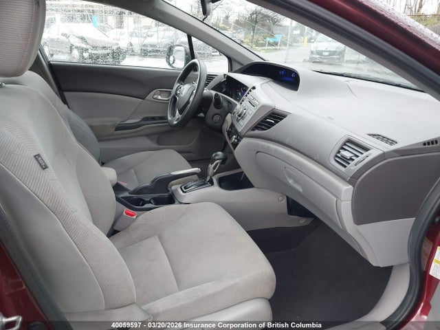 40059597 :رقم المزاد ، 2HGFB2F49CH027791 vin ، 2012 Honda Civic مزاد بيع
