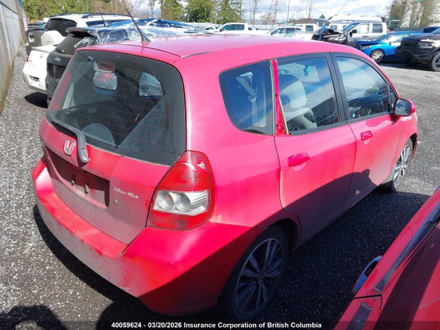 40059624 :رقم المزاد ، JHMGD38217S811510 vin ، 2007 Honda Fit مزاد بيع
