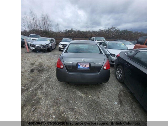 Продажа на аукционе авто 2006 Nissan Maxima Se/sl, vin: 1N4BA41E16C842902, номер лота: 40059641
