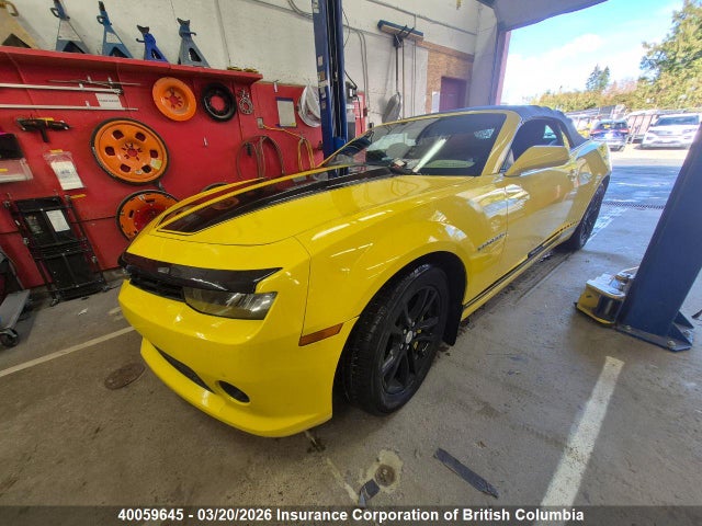 Aukcja sprzedaży 2014 Chevrolet Camaro Lt, vin: 2G1FF3D33E9277858, numer aukcji: 40059645