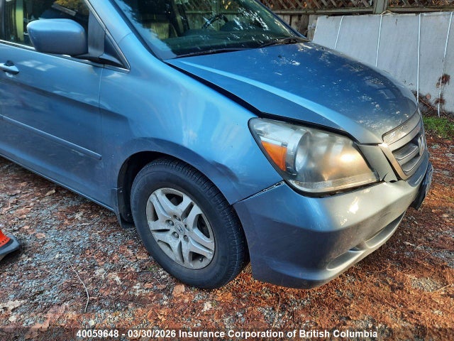 40059648 :رقم المزاد ، 5FNRL38607B509140 vin ، 2007 Honda Odyssey Ex-l مزاد بيع