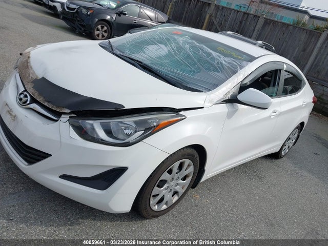 5NPDH4AE8EH522963 Hyundai ELANTRA GL