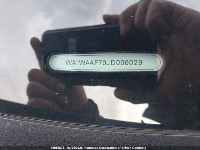WA1WAAF70JD006029 Audi Q7