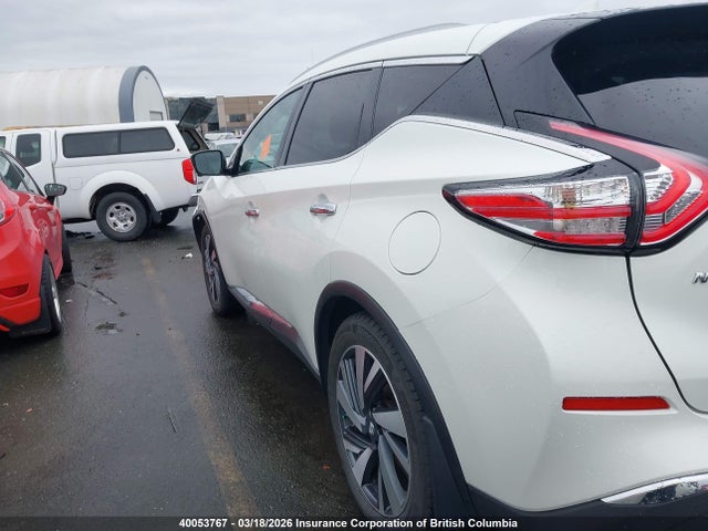 5N1AZ2MH5HN119632 Nissan Murano S/sl/sv/platinum