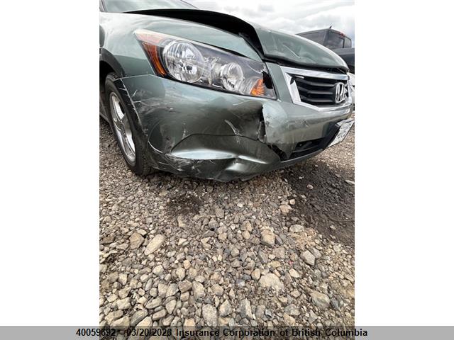 40059692 :رقم المزاد ، 1HGCP26789A809845 vin ، 2009 Honda Accord Ex مزاد بيع