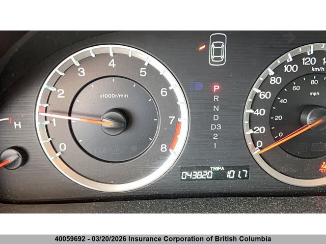 40059692 :رقم المزاد ، 1HGCP26789A809845 vin ، 2009 Honda Accord Ex مزاد بيع
