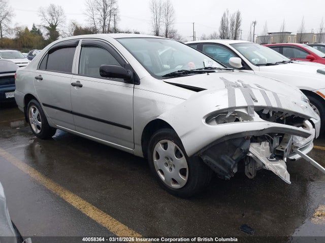 40058364 :رقم المزاد ، 2T1BR32EX3C726127 vin ، 2003 Toyota Corolla Ce/le/s مزاد بيع