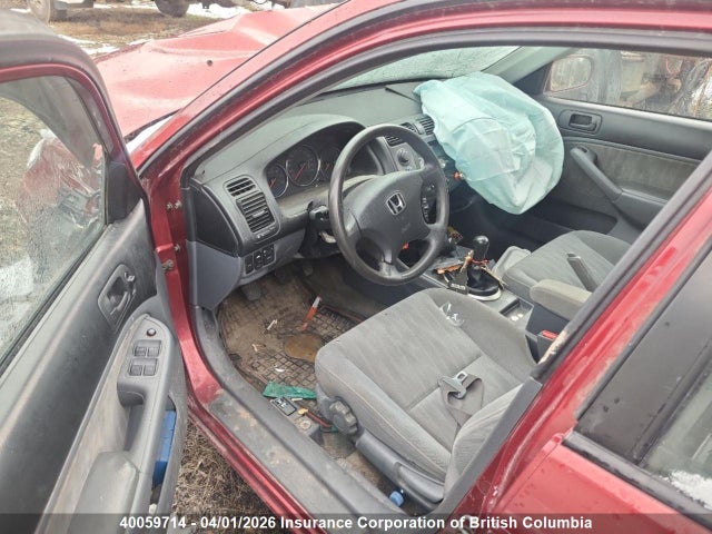 Продаж на аукціоні авто 2005 Honda Civic, vin: 2HGES15635H024526, номер лоту: 40059714