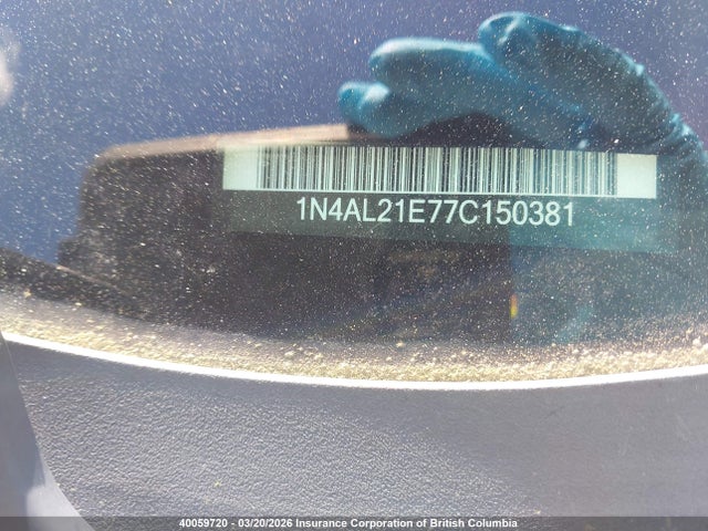 Aukcja sprzedaży 2007 Nissan Altima 2.5/2.5s, vin: 1N4AL21E77C150381, numer aukcji: 40059720