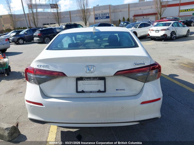 40059723 :رقم المزاد ، 2HGFE4F85SH006361 vin ، 2025 Honda Civic مزاد بيع