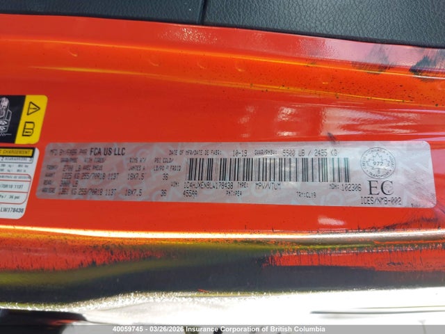 1C4HJXEN9LW178438 Jeep Wrangler Unlimited Sahara