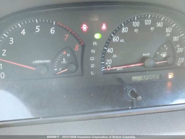 Aukcja sprzedaży 2002 Toyota Camry, vin: JTDBF30K020012842, numer aukcji: 40059817