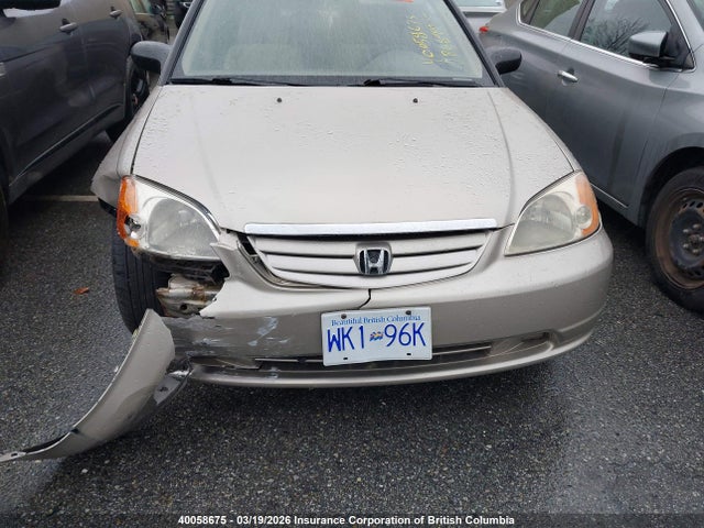 Продаж на аукціоні авто 2003 Honda Civic Lx, vin: 2HGES16613H907584, номер лоту: 40058675
