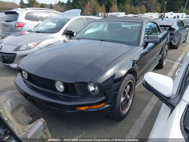 40059821 :رقم المزاد ، 1ZVFT84N975310776 vin ، 2007 Ford Mustang مزاد بيع