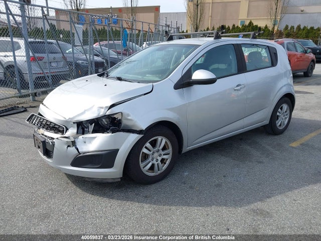 Продажа на аукционе авто 2012 Chevrolet Sonic, vin: 1G1JA6EH9C4210590, номер лота: 40059837