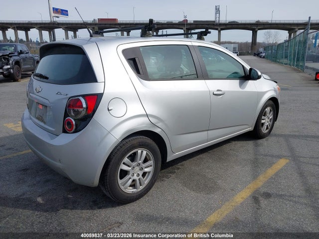 Продажа на аукционе авто 2012 Chevrolet Sonic, vin: 1G1JA6EH9C4210590, номер лота: 40059837
