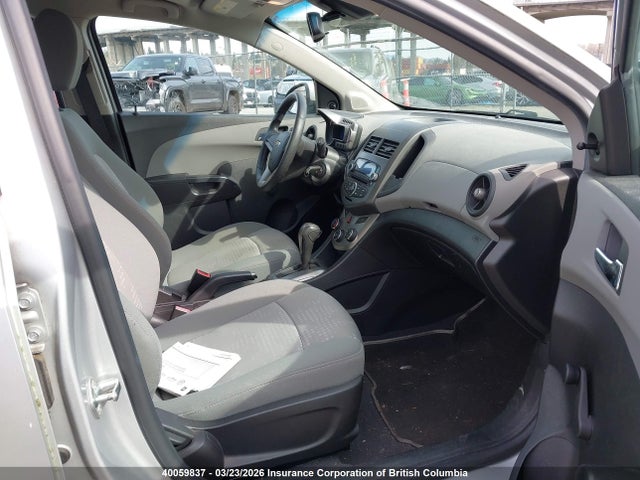 Продажа на аукционе авто 2012 Chevrolet Sonic, vin: 1G1JA6EH9C4210590, номер лота: 40059837