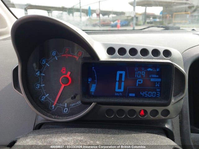 Продажа на аукционе авто 2012 Chevrolet Sonic, vin: 1G1JA6EH9C4210590, номер лота: 40059837