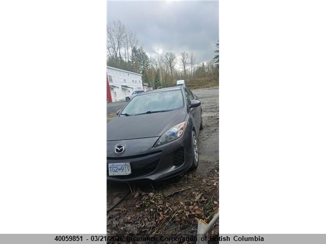 Продажа на аукционе авто 2013 Mazda 3 I, vin: JM1BL1UF4D1717800, номер лота: 40059851