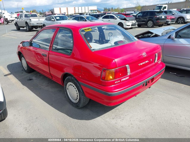 1992 Toyota Tercel Dx მანქანა იყიდება აუქციონზე, vin: JT2EL43D4N0200415, აუქციონის ნომერი: 40059864
