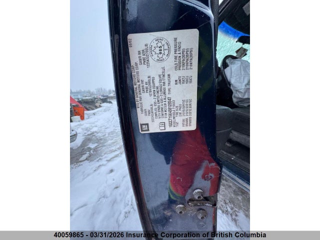 Aukcja sprzedaży 2003 Chevrolet , vin: 1GCCT19X438128547, numer aukcji: 40059865