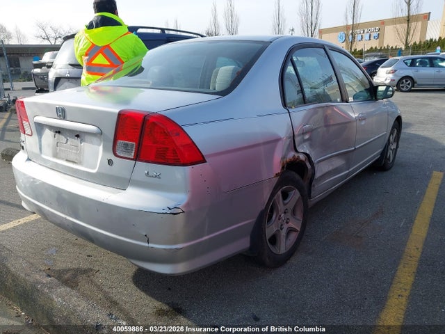 Aukcja sprzedaży 2005 Honda Civic, vin: 2HGES165X5H604314, numer aukcji: 40059886